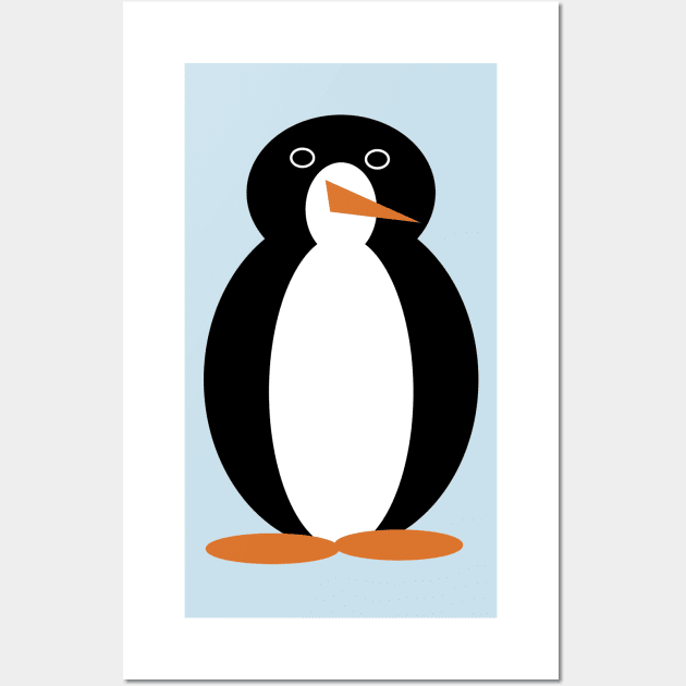 The Naked Penguin Wall Art by AuntieShoe